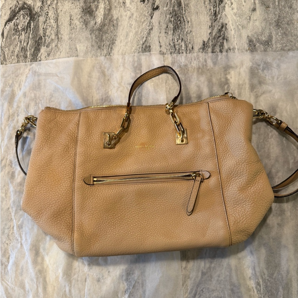 Henri Bendel Tan Leather Purse